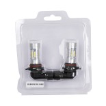 GloboStar® 85602 H10 JHY Line KIT Βασικού Φωτισμού Αυτοκινήτου & Μοτοσυκλέτας 2nd Generation Can-Bus Series LED SMD 3030 80W 8000lm DC 12V Αδιάβροχο IP65 Ψυχρό Λευκό 6000K