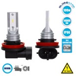 GloboStar® 85607 H9 F2S Line KIT Βασικού Φωτισμού Αυτοκινήτου & Μοτοσυκλέτας 3nd Generation Can-Bus Series LED CREE CXB 100W 14000lm DC 12V Αδιάβροχο IP66 Ψυχρό Λευκό 6000K