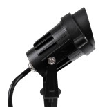 GloboStar® 85814 Προβολάκι Κήπου Καρφωτό - Δαπέδου COB LED 10W 1000lm 35° AC 230V με Smart App & Ασύρματο Χειριστήριο IR Αδιάβροχο IP66 Πολύχρωμο RGB Dimmable