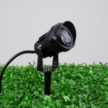 GloboStar® 85814 Προβολάκι Κήπου Καρφωτό - Δαπέδου COB LED 10W 1000lm 35° AC 230V με Smart App & Ασύρματο Χειριστήριο IR Αδιάβροχο IP66 Πολύχρωμο RGB Dimmable