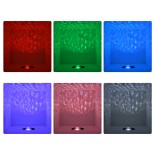 GloboStar® 85817 Μαύρο Επιτραπέζιο Διακοσμητικό Φωτιστικό Ειδικών Εφε NIGHT GALAXY WORLD 3D LED 10W DC 5V 2200mAh Επαναφορτιζόμενο με Bluetooth Speaker - Sound Activated - Καλώδιο Τροφοδοσίας USB και Ασύρματο Χειριστήριο RF 2.4Ghz Πολύχρωμo RGBW Dimmable