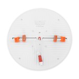 GloboStar® 60191 Χωνευτό LED Panel FrameLess Φ22cm 33W 3590lm 180° AC 220-240V IP20 με Σύστημα Ρυθμιζόμενης Τρύπας Κοπής από 3.5εκ έως 20.5εκ - Φ22.2 x Υ2cm Ψυχρό Λευκό 6000K - 3 Years Warranty