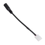 GloboStar® 70739 Ταχυσύνδεσμος Τροφοδοσίας IP20 - Strip To Power Connector 5.5*2.1 για Ένωση 1 x Μονόχρωμη Ταινία LED Πλάτους 8mm