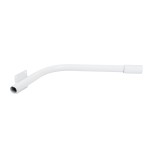 GloboStar® 90229 Μεταλλική Βάση Στήριξης CURVED M62cm x Φ60mm για Φωτιστικά Δρόμου Street Lights με Διάμετρο Βάσης Φ60mm