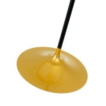GloboStar® JOLIET 00779 Μοντέρνο Φωτιστικό Οροφής Πλέγμα Πολύφωτο 4 x G9 IP20 Μαύρο & Χρυσό Μέταλλο - Μ93 x Π20 x Υ106cm