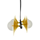 GloboStar® JOLIET 00782 Μοντέρνο Κρεμαστό Φωτιστικό Ράγα Πολύφωτο 4 x G9 IP20 Μαύρο & Χρυσό Μέταλλο - Μ65 x Π28 x Υ20cm