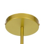 GLOBOSTAR® ZANE 00786 Μοντέρνο Φωτιστικό Οροφής με Ντουί 6 x E27 AC 220-240V IP20 - Χρυσό - Μ70 x Π70 x Υ100cm