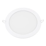 GloboStar® 60189 Χωνευτό LED Panel Φ22cm 20W 2120lm 120° AC 220-240V IP20 Φ22.2 x Υ1.9cm Φυσικό Λευκό 4500K - 3 Years Warranty