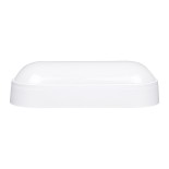 GloboStar® HOMIE 61001 LED Πλαφονιέρα Οροφής - Τοίχου Οβάλ 11W 939lm 150° AC 220-240V Αδιάβροχο IP65 Μ17 x Π7 x Υ4.5cm Φυσικό Λευκό 4500K - 3 Years Warranty