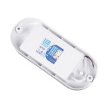 GloboStar® HOMIE 61001 LED Πλαφονιέρα Οροφής - Τοίχου Οβάλ 11W 939lm 150° AC 220-240V Αδιάβροχο IP65 Μ17 x Π7 x Υ4.5cm Φυσικό Λευκό 4500K - 3 Years Warranty