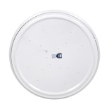 GLOBOSTAR® AVA 61017 Μοντέρνο Φωτιστικό Οροφής LED 76W 7600lm 120° AC 220-240V IP20 Ρυθμιζόμενο Λευκό CCT με Χειριστήριο από 2700K έως 6000K Dimmable - Lumileds SMD Chip - Λευκό Ματ - Μ48 x Π48 x Υ6.5cm - 3 Χρόνια Εγγύηση