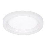 GloboStar® ARIANA 61035 Πλαφονιέρα Οροφής Κύκλος LED CCT 55W 6376lm 120° AC 220-240V - Εναλλαγή Φωτισμού μέσω Τηλεχειριστηρίου All In One Ψυχρό Λευκό 6000k+Φυσικό Λευκό 4500k+Θερμό Λευκό 2700k Dimmable Φ48cm - Λευκό - 3 Years Warranty