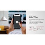 GloboStar® 80060 SONOFF POWR3 - Wi-Fi Smart High Power Switch - 25A/5500W