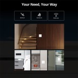 GloboStar® 80065 SONOFF T2EU1C-RF - 433MHz Wireless Smart Wall Touch Button Switch 1 Way - RF Series