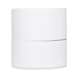 GloboStar® OMEGA-S 60299 Επιφανειακό LED Spot Downlight Φ10cm 12W 1500lm 36° AC 220-240V IP20 Φ10 x Υ10.5cm - Στρόγγυλο - Λευκό - Θερμό Λευκό 2700K - Bridgelux COB - 5 Years Warranty