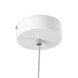 GLOBOSTAR® ALICE 61056 Μοντέρνο Κρεμαστό Φωτιστικό Οροφής LED 20W 2400lm 300° AC 220-240V IP20 Ρυθμιζόμενο Λευκό CCT με On/Off 2700K/4500K/6000K - Lumileds SMD Chip - Λευκό Ματ - Μ25 x Π22 x Υ25cm - 3 Χρόνια Εγγύηση