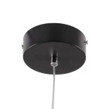GLOBOSTAR® ROSE 61064 Μοντέρνο Κρεμαστό Φωτιστικό Οροφής LED 22W 2200lm 300° AC 220-240V IP20 Ρυθμιζόμενο Λευκό CCT με On/Off 2700K/4500K/6000K - Lumileds SMD Chip - Μαύρο Ματ - Μ24 x Π22 x Υ24cm - 3 Χρόνια Εγγύηση