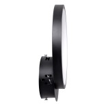 GLOBOSTAR® TED 61070 Μοντέρνο Φωτιστικό Τοίχου - Απλίκα LED 9W 1080lm 300° AC 220-240V IP20 Ρυθμιζόμενο Λευκό CCT με On/Off 2700K/4500K/6000K - Lumileds SMD Chip - Μαύρο Ματ - Μ20 x Π5.5 x Υ23cm - 3 Χρόνια Εγγύηση