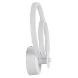 GloboStar® FREDDIE 61077 Φωτιστικό Τοίχου - Απλίκα Design LED CCT 15W 1800lm 300° AC 220-240V - Εναλλαγή Φωτισμού μέσω Διακόπτη On/Off All In One Ψυχρό 6000k+Φυσικό 4500k+Θερμό 2700k Μ20 x Π7.5 x Υ25cm - Λευκό