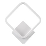 GloboStar® LENA 61080 Φωτιστικό Τοίχου - Απλίκα Design LED CCT 12W 1440lm 300° AC 220-240V - Εναλλαγή Φωτισμού μέσω Διακόπτη On/Off All In One Ψυχρό 6000k+Φυσικό 4500k+Θερμό 2700k Μ25 x Π5.5 x Υ29.5cm - Λευκό