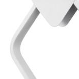 GLOBOSTAR® MARY 61083 Μοντέρνο Κρεμαστό Φωτιστικό Οροφής LED 12W 1440lm 300° AC 220-240V IP20 Ρυθμιζόμενο Λευκό CCT με On/Off 2700K/4500K/6000K - Lumileds SMD Chip - Λευκό Ματ - Μ20 x Π2.3 x Υ28.5cm - 3 Χρόνια Εγγύηση