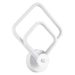 GloboStar® ANNA 61086 Φωτιστικό Τοίχου - Απλίκα Design LED CCT 15W 1800lm 300° AC 220-240V - Εναλλαγή Φωτισμού μέσω Διακόπτη On/Off All In One Ψυχρό 6000k+Φυσικό 4500k+Θερμό 2700k Μ25 x Π8 x Υ30cm - Λευκό