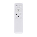 GLOBOSTAR® NEMESIS 61153 Μοντέρνο Κρεμαστό Φωτιστικό Οροφής LED 20W 2356lm 360° AC 220-240V IP20 Ρυθμιζόμενο Λευκό CCT με Χειριστήριο από 2700K έως 6000K Dimmable - Lumileds SMD Chip - Λευκό Ματ - Μ25 x Π25 x Υ4cm - 3 Χρόνια Εγγύηση