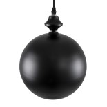 GLOBOSTAR® ROCKFORD 01287-B Μοντέρνο Κρεμαστό Φωτιστικό Οροφής με Ντουί 1 x E27 AC 220-240V IP20 - Μαύρο & Χρυσό - Μ24 x Π24 x Y27cm