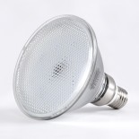 GLOBOSTAR® GARDENPAR 60226 Σποτ E27 PAR38 Σκληρού Υάλου LED 18W 1800lm 60° AC 220-240V Αδιάβροχο IP65 Ψυχρό Λευκό 6000K - Μ12 x Π12 x Υ13cm - 3 Χρόνια Εγγύηση