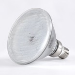 GLOBOSTAR® GARDENPAR 60230 Σποτ E27 PAR38 Σκληρού Υάλου LED 18W 900lm 60° AC 220-240V Αδιάβροχο IP65 Πράσινο - Μ12 x Π12 x Υ13cm - 3 Χρόνια Εγγύηση