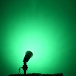 GLOBOSTAR® GARDENPAR 60230 Σποτ E27 PAR38 Σκληρού Υάλου LED 18W 900lm 60° AC 220-240V Αδιάβροχο IP65 Πράσινο - Μ12 x Π12 x Υ13cm - 3 Χρόνια Εγγύηση