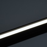 GloboStar® OFFICE 61024-S Γραμμικό Φωτιστικό Οροφής Linear LED 18W 2200lm 120° AC 220-240V Μ120 x Π2 x Υ4cm Φυσικό Λευκό 4500K - Μαύρο - 3 Years Warranty