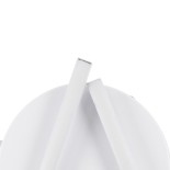 GloboStar® DRACO 61092 Φωτιστικό Οροφής Γραμμικό Linear Design LED CCT 36W 4428lm 120° AC 220-240V - Εναλλαγή Φωτισμού μέσω Τηλεχειριστηρίου All In One Ψυχρό 6000k+Φυσικό 4500k+Θερμό 2700k Dimmable Φ50 x Υ6cm - Λευκό - 3 Years Warranty