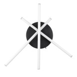 GloboStar® DRACO 61093 Φωτιστικό Οροφής Γραμμικό Linear Design LED CCT 45W 5535lm 120° AC 220-240V - Εναλλαγή Φωτισμού μέσω Τηλεχειριστηρίου All In One Ψυχρό 6000k+Φυσικό 4500k+Θερμό 2700k Dimmable Φ50 x Υ11cm - Μαύρο - 3 Years Warranty