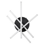 GloboStar® DRACO 61095 Φωτιστικό Οροφής Γραμμικό Linear Design LED CCT 60W 7380lm 120° AC 220-240V - Εναλλαγή Φωτισμού μέσω Τηλεχειριστηρίου All In One Ψυχρό 6000k+Φυσικό 4500k+Θερμό 2700k Dimmable Φ60 x Υ11cm - Μαύρο - 3 Years Warranty