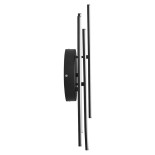 GloboStar® DRACO 61095 Φωτιστικό Οροφής Γραμμικό Linear Design LED CCT 60W 7380lm 120° AC 220-240V - Εναλλαγή Φωτισμού μέσω Τηλεχειριστηρίου All In One Ψυχρό 6000k+Φυσικό 4500k+Θερμό 2700k Dimmable Φ60 x Υ11cm - Μαύρο - 3 Years Warranty