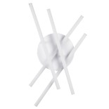 GloboStar® DRACO 61096 Φωτιστικό Οροφής Γραμμικό Linear Design LED CCT 60W 7380lm 120° AC 220-240V - Εναλλαγή Φωτισμού μέσω Τηλεχειριστηρίου All In One Ψυχρό 6000k+Φυσικό 4500k+Θερμό 2700k Dimmable Φ60 x Υ11cm - Λευκό - 3 Years Warranty