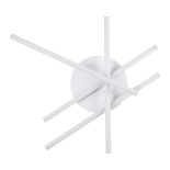 GloboStar® DRACO 61096 Φωτιστικό Οροφής Γραμμικό Linear Design LED CCT 60W 7380lm 120° AC 220-240V - Εναλλαγή Φωτισμού μέσω Τηλεχειριστηρίου All In One Ψυχρό 6000k+Φυσικό 4500k+Θερμό 2700k Dimmable Φ60 x Υ11cm - Λευκό - 3 Years Warranty