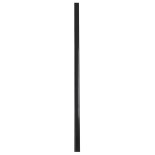GLOBOSTAR® ALP-LINEAR SURFABO 70806-1M Επιφανειακό Προφίλ Αλουμινίου με Μαύρο Φιμέ Πατητό Κάλυμμα για Ταινίες LED IP20 - Μαύρο - Μ100 x Π1.6 x Υ0.7cm