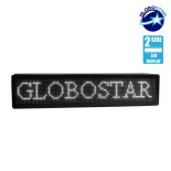GLOBOSTAR®DISPLAY 90300 Κυλιόμενη Ψηφιακή Επιγραφή P10 Διπλής Όψης LED AC 220-240V Αδιάβροχο IP65 Ψυχρό Λευκό 6000K - WiFi Control μέσω FK APP - Αισθητήρας Θερμοκρασίας & Υγρασίας - Μ104 x Π12 x Υ20cm - 2 Χρόνια Εγγύηση
