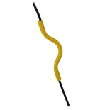 GloboStar® LIBBY 01097-1 Παιδικό Κρεμαστό Φωτιστικό Ανάρτηση Μονόφωτο 1 x E27 IP20 Κίτρινο Μέταλλο - Μ31 x Π31 x Υ16cm