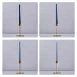 GloboStar® WINTER-SOLITUDE 35208 ΣΕΤ 4 Αρωματικά Κεριά Κηροπηγίου Παραφίνης με Άρωμα Χειμερινός Ωκεανός Πολύχρωμα Μ2 x Π2 x Υ25cm