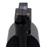 GloboStar® LEO 60353 Κινούμενο Στρόγγυλο Φωτιστικό Σποτ Ράγας Αλουμινίου με Ντουί GU10 AC 220-240V IP20 Φ6 x Υ19cm - 2 Γραμμών - Μαύρο - 5 Years Warranty