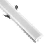 GLOBOSTAR® LUCA 61033 Μοντέρνο Φωτιστικό Οροφής LED 54W 6500lm 120° AC 220-240V IP20 Ρυθμιζόμενο Λευκό CCT με Χειριστήριο από 2700K έως 6000K Dimmable - Lumileds SMD Chip - Λευκό Ματ - Μ121.5 x Π5 x Υ4cm - 3 Χρόνια Εγγύηση