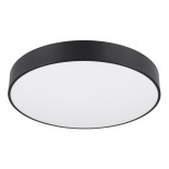 GLOBOSTAR® BURTON 61202 Μοντέρνο Κρεμαστό Φωτιστικό Οροφής LED 75W 7500lm 120° AC 220-240V IP20 Ρυθμιζόμενο Λευκό CCT με Χειριστήριο από 2700K έως 6000K Dimmable - Lumileds SMD Chip - Μαύρο Ματ - Μ60 x Π60 x Υ8cm - 3 Χρόνια Εγγύηση