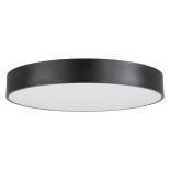 GLOBOSTAR® BURTON 61202 Μοντέρνο Κρεμαστό Φωτιστικό Οροφής LED 75W 7500lm 120° AC 220-240V IP20 Ρυθμιζόμενο Λευκό CCT με Χειριστήριο από 2700K έως 6000K Dimmable - Lumileds SMD Chip - Μαύρο Ματ - Μ60 x Π60 x Υ8cm - 3 Χρόνια Εγγύηση