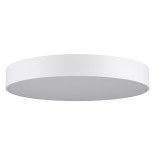 GLOBOSTAR® BURTON 61203 Μοντέρνο Κρεμαστό Φωτιστικό Οροφής LED 75W 7500lm 120° AC 220-240V IP20 Ρυθμιζόμενο Λευκό CCT με Χειριστήριο από 2700K έως 6000K Dimmable - Lumileds SMD Chip - Λευκό Ματ - Μ60 x Π60 x Υ8cm - 3 Χρόνια Εγγύηση