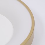 GLOBOSTAR® SALEM 61235 Μοντέρνο Φωτιστικό Οροφής LED 75W 8625lm 120° AC 220-240V IP20 Ρυθμιζόμενο Λευκό CCT με Χειριστήριο από 2700K έως 6000K Dimmable - Lumileds SMD Chip - Χρυσό - Μ45 x Π45 x Υ8.5cm - 3 Χρόνια Εγγύηση