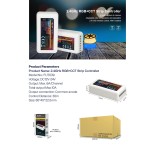 GLOBOSTAR® MiBOXER-FUT039 73433 Δέκτης Dimmer / Controller με 5 x 6A 144W Κανάλια DC 12-24V 10A 240W Max IP20 - RF 2.4Ghz Group Zone - Μ8.5 x Π4.5 x Υ2.2cm - 5 Χρόνια Εγγύηση