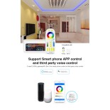 GLOBOSTAR® MiBOXER-FUT039 73433 Δέκτης Dimmer / Controller με 5 x 6A 144W Κανάλια DC 12-24V 10A 240W Max IP20 - RF 2.4Ghz Group Zone - Μ8.5 x Π4.5 x Υ2.2cm - 5 Χρόνια Εγγύηση